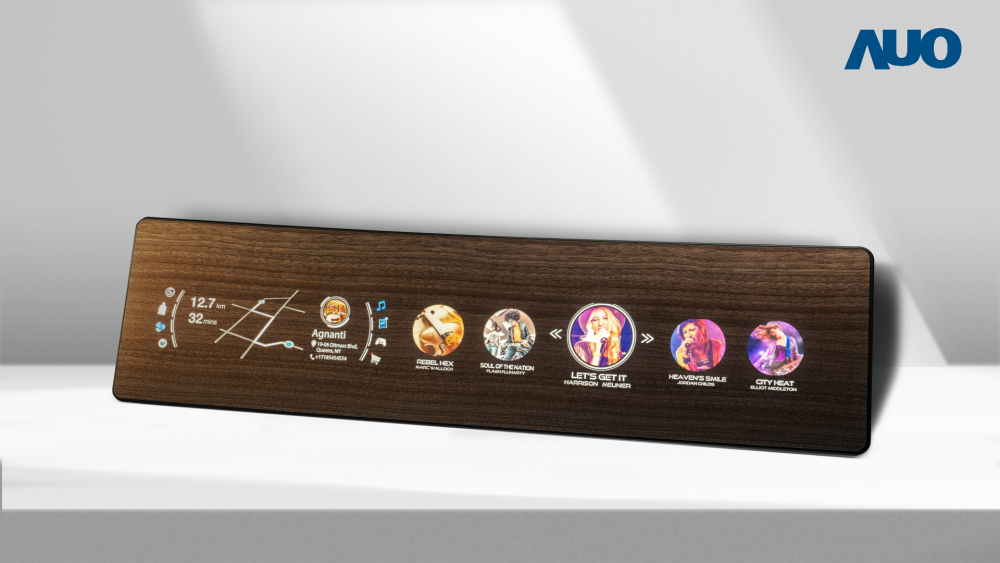 jinnian金年会研发全球最高穿透度达80%的AmLED木纹显示器，可于使用时呈现高亮度、清晰可见的信息，并在不使用时回归为单纯的饰板，节能兼具美观