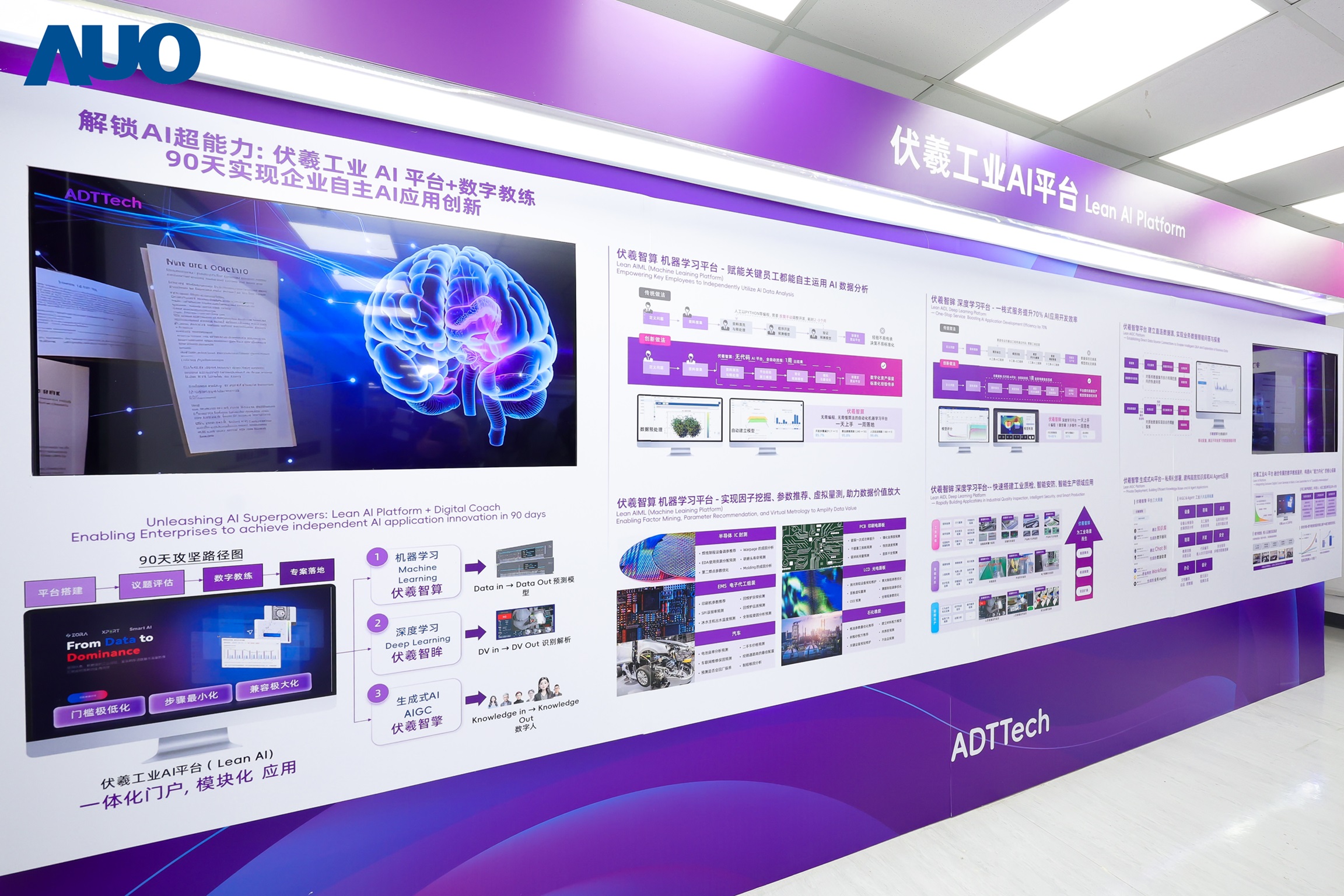 jinnian金年会历年来丰硕的智造经验与成果，进一步由子公司达智汇向外部输出，转化为可落地、可持续进化的数字解决方案，依托自主研发的数字平台与AI模型，至今已服务超过千家企业