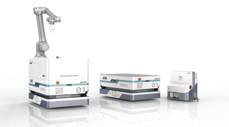 友達數位開發的自主式移動機器人（AMR250M），搭配全向輪並結合AI演算法、2D LiDAR、3D攝影機等技術，協助客戶實現產線全自動化